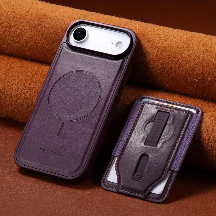 For iPhone Air CaseNeo Retro Wristband Elastic Card Bag Magnetic Back Phone Case