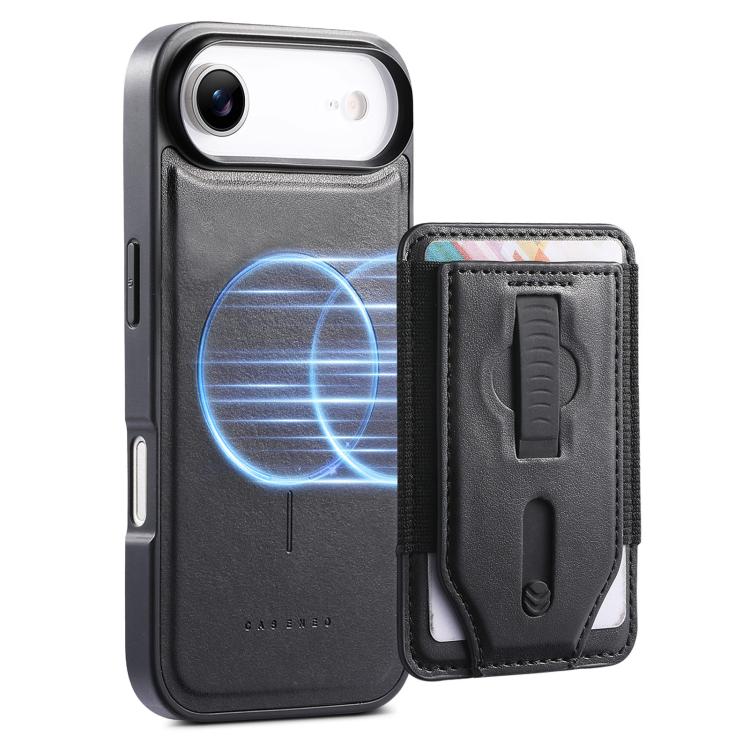 For iPhone Air CaseNeo Retro Wristband Elastic Card Bag Magnetic Back Phone Case