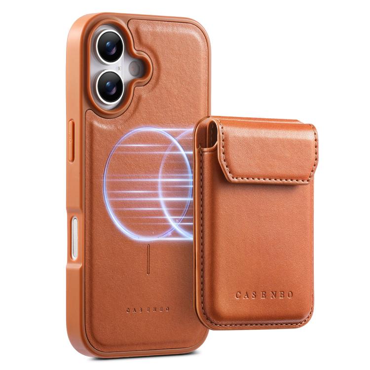 For iPhone 17 CaseNeo Retro Multi-Card Bag Magnetic Back Phone Case