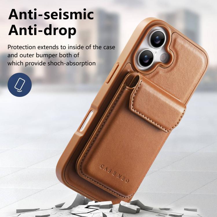 For iPhone 17 CaseNeo Retro Multi-Card Bag Magnetic Back Phone Case