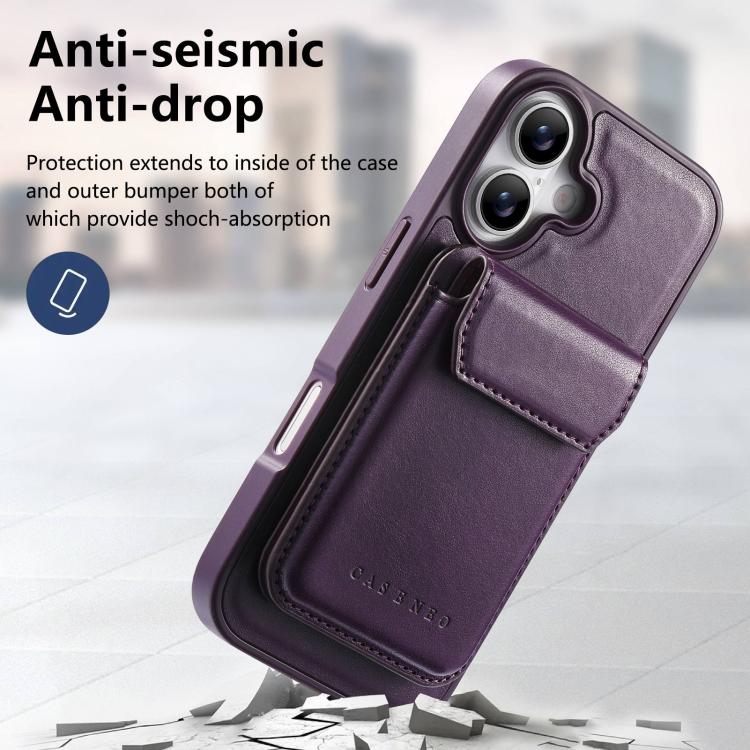 For iPhone 17 CaseNeo Retro Multi-Card Bag Magnetic Back Phone Case