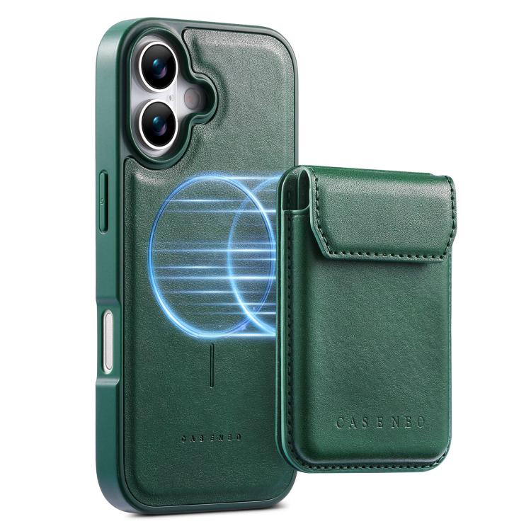 For iPhone 17 CaseNeo Retro Multi-Card Bag Magnetic Back Phone Case