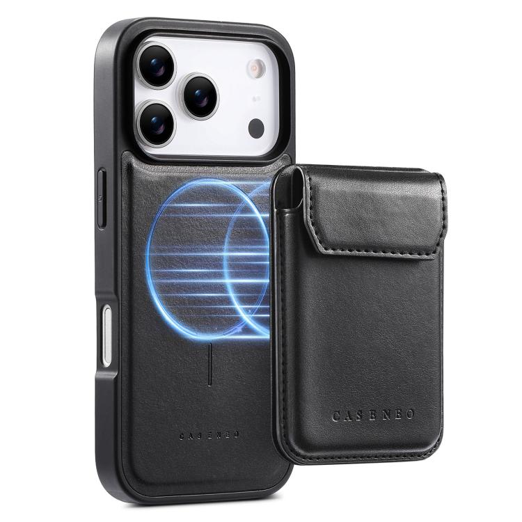 For iPhone 17 Pro CaseNeo Retro Multi-Card Bag Magnetic Back Phone Case