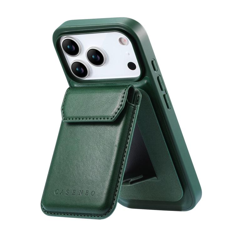For iPhone 17 Pro CaseNeo Retro Multi-Card Bag Magnetic Back Phone Case