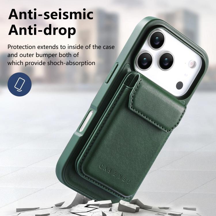 For iPhone 17 Pro CaseNeo Retro Multi-Card Bag Magnetic Back Phone Case
