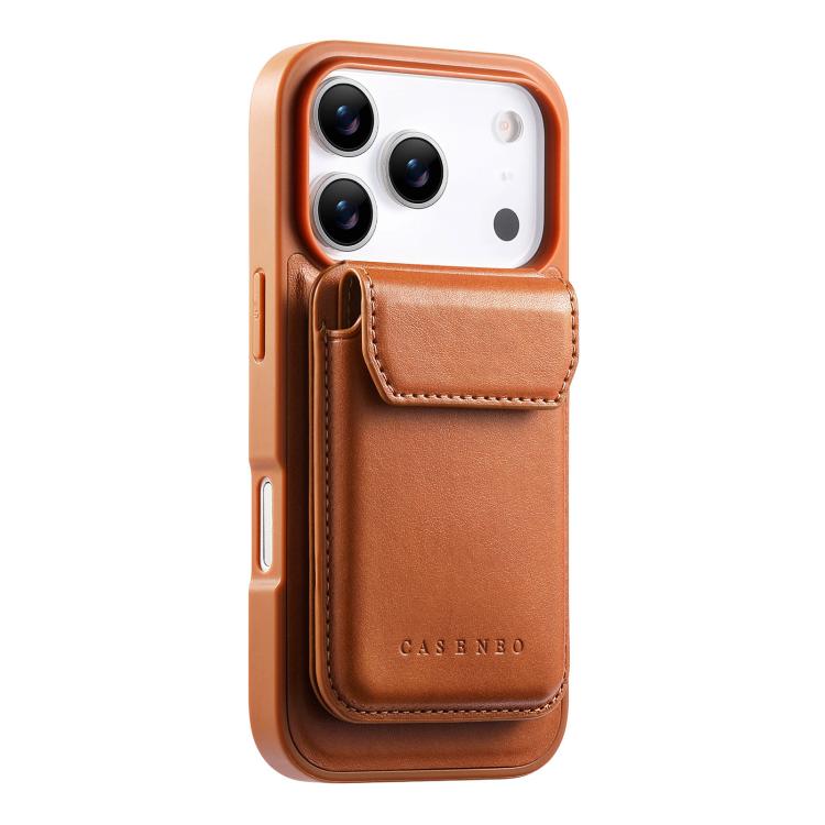 For iPhone 17 Pro Max CaseNeo Retro Multi-Card Bag Magnetic Back Phone Case