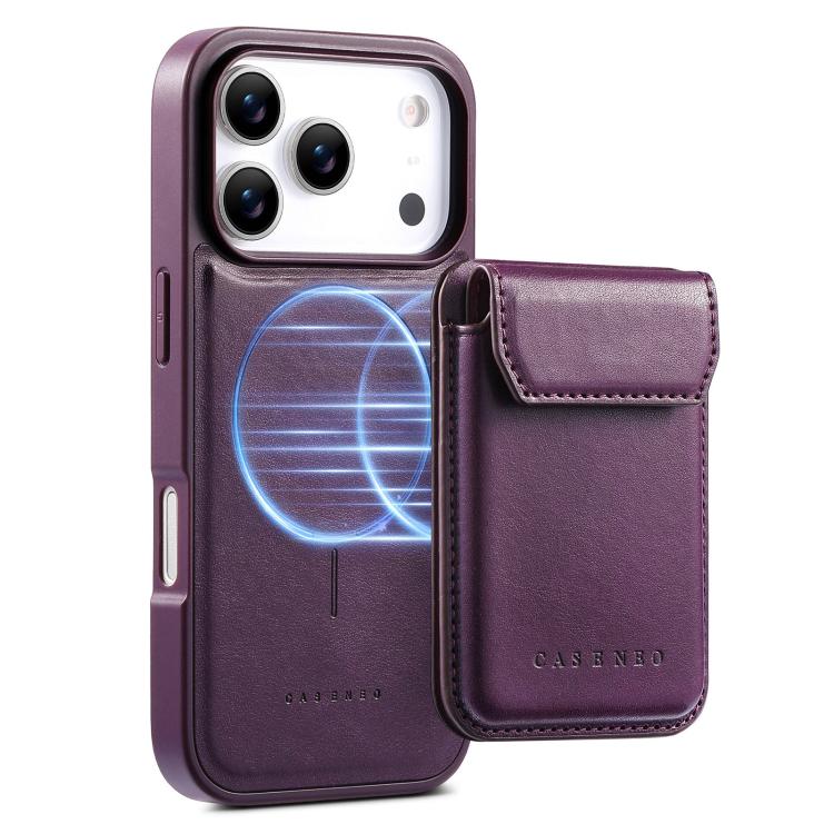 For iPhone 17 Pro Max CaseNeo Retro Multi-Card Bag Magnetic Back Phone Case