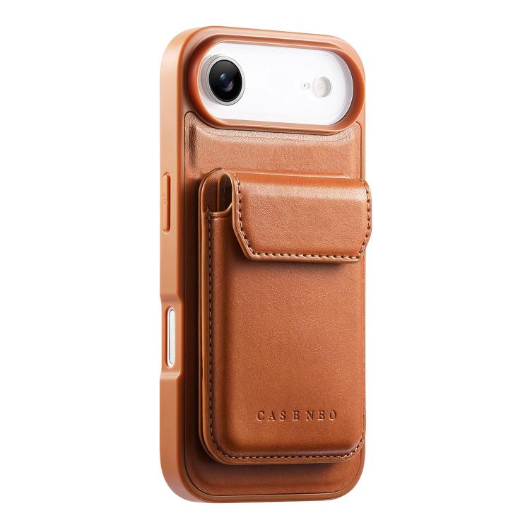 For iPhone Air CaseNeo Retro Multi-Card Bag Magnetic Back Phone Case
