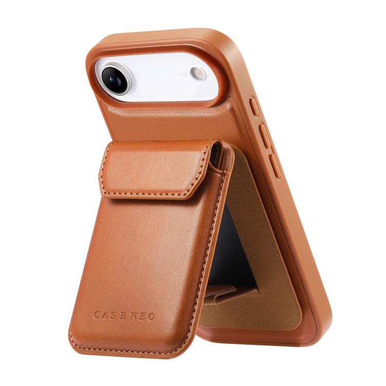 For iPhone Air CaseNeo Retro Multi-Card Bag Magnetic Back Phone Case