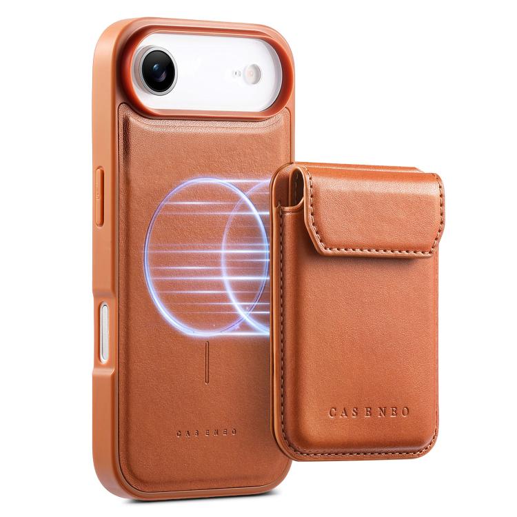 For iPhone Air CaseNeo Retro Multi-Card Bag Magnetic Back Phone Case