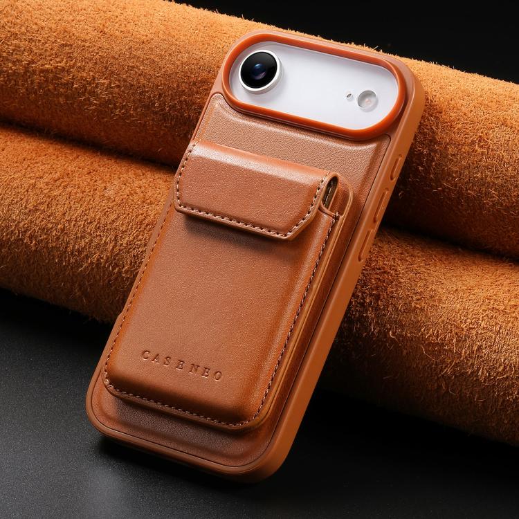For iPhone Air CaseNeo Retro Multi-Card Bag Magnetic Back Phone Case