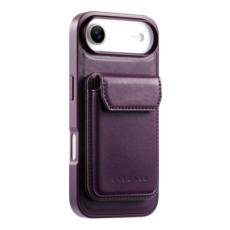 For iPhone Air CaseNeo Retro Multi-Card Bag Magnetic Back Phone Case