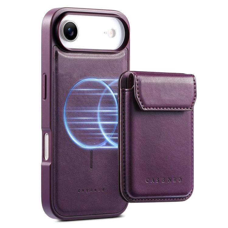 For iPhone Air CaseNeo Retro Multi-Card Bag Magnetic Back Phone Case