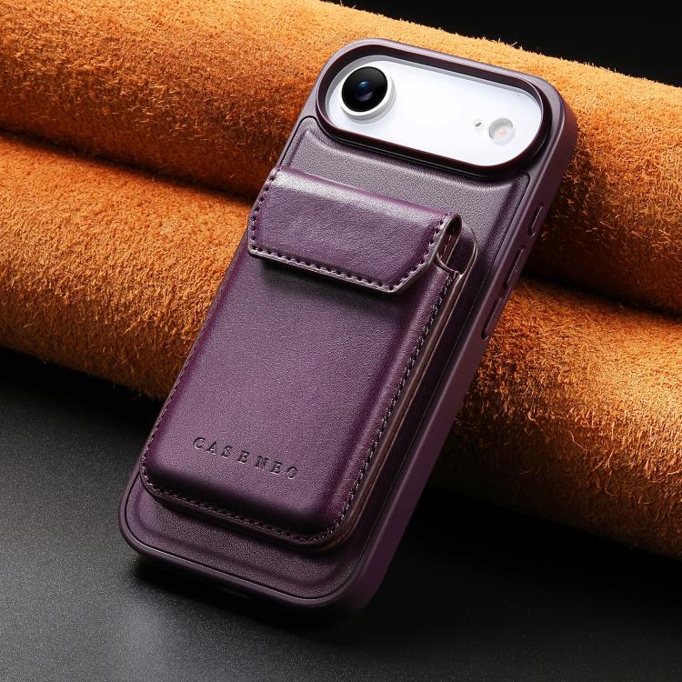 For iPhone Air CaseNeo Retro Multi-Card Bag Magnetic Back Phone Case