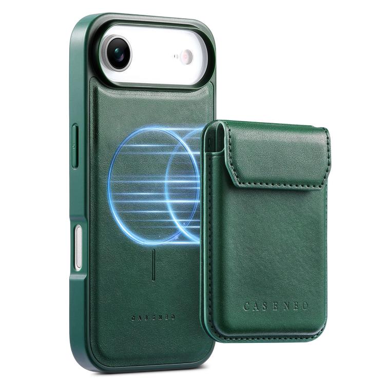 For iPhone Air CaseNeo Retro Multi-Card Bag Magnetic Back Phone Case