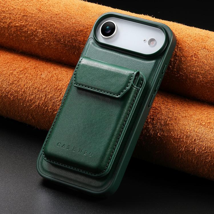 For iPhone Air CaseNeo Retro Multi-Card Bag Magnetic Back Phone Case