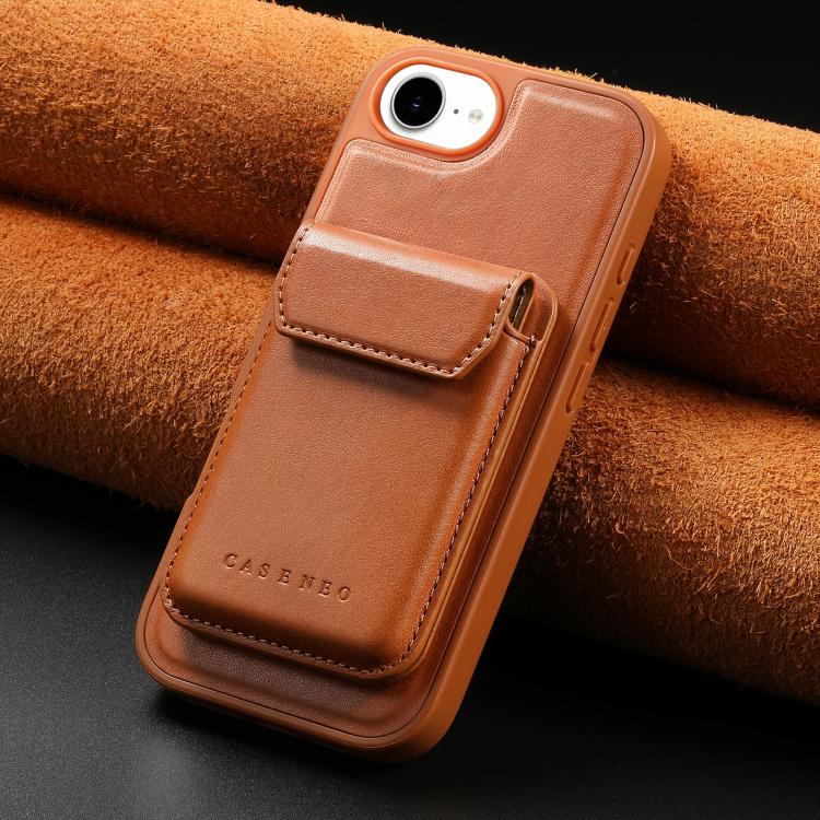 For iPhone 17e / 16e CaseNeo Retro Multi-Card Bag Magnetic Back Phone Case