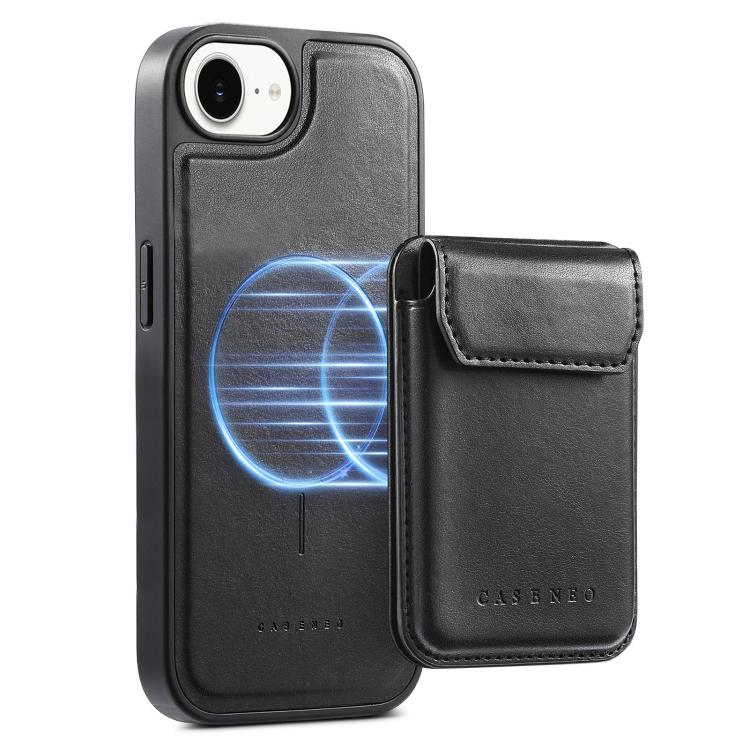 For iPhone 17e / 16e CaseNeo Retro Multi-Card Bag Magnetic Back Phone Case