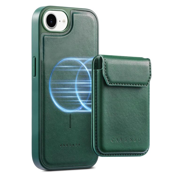 For iPhone 17e / 16e CaseNeo Retro Multi-Card Bag Magnetic Back Phone Case
