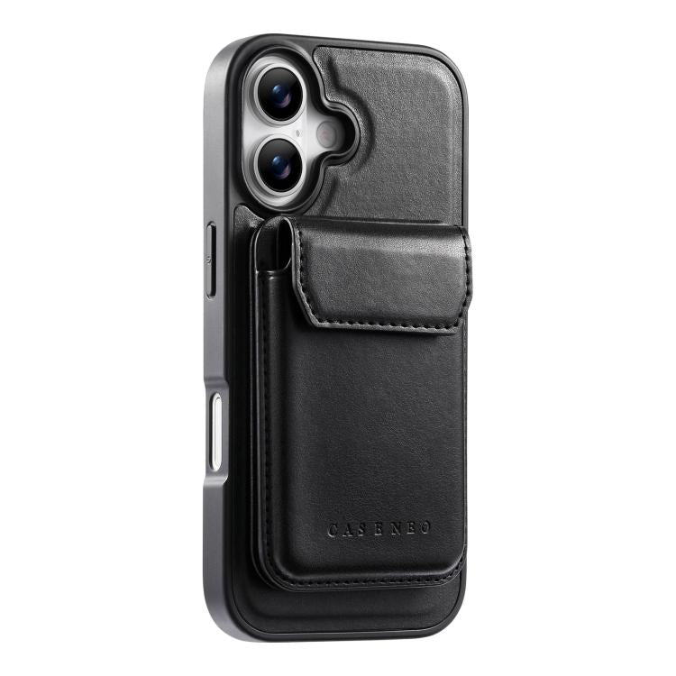 For iPhone 16 CaseNeo Retro Multi-Card Bag Magnetic Back Phone Case