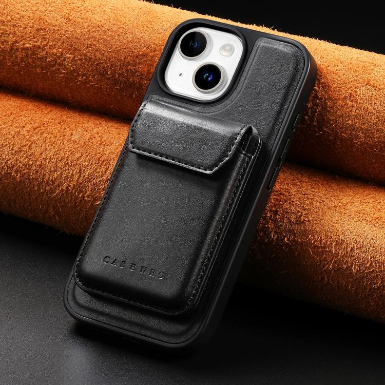 For iPhone 15 Plus CaseNeo Retro Multi-Card Bag Magnetic Back Phone Case