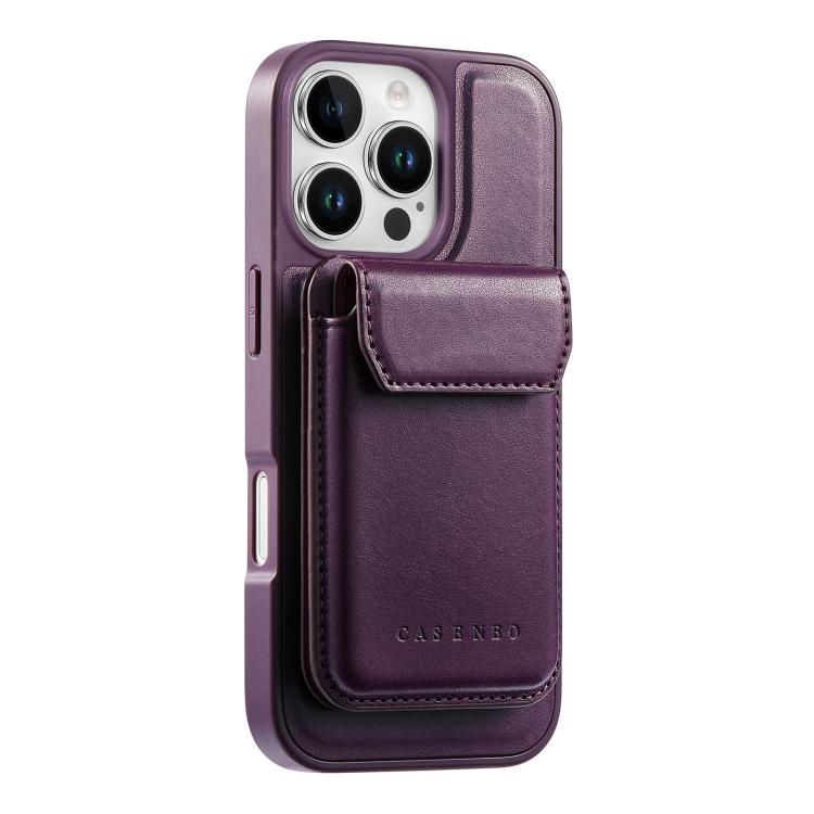 For iPhone 15 Pro CaseNeo Retro Multi-Card Bag Magnetic Back Phone Case
