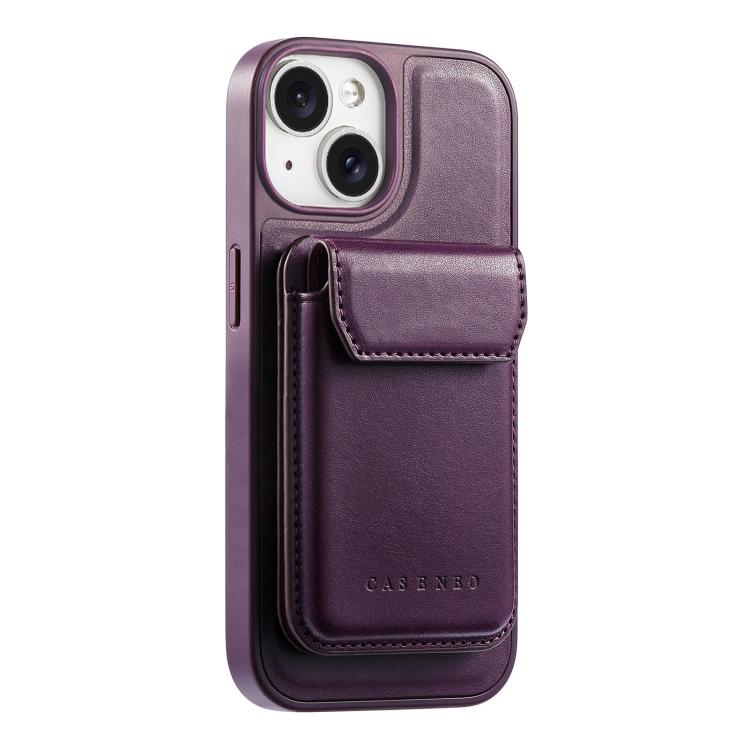For iPhone 14 CaseNeo Retro Multi-Card Bag Magnetic Back Phone Case