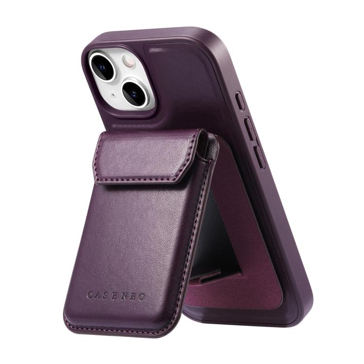 For iPhone 14 CaseNeo Retro Multi-Card Bag Magnetic Back Phone Case