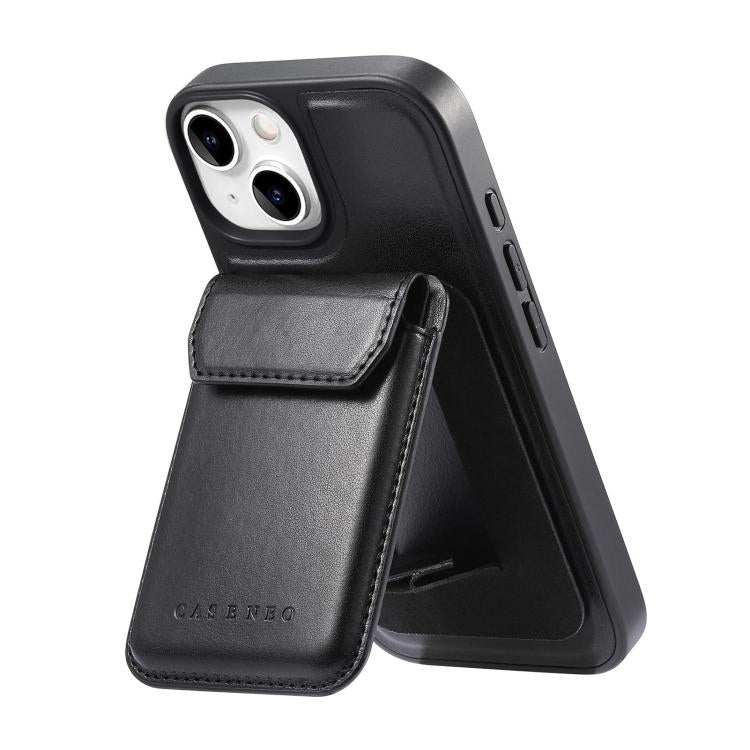For iPhone 14 CaseNeo Retro Multi-Card Bag Magnetic Back Phone Case