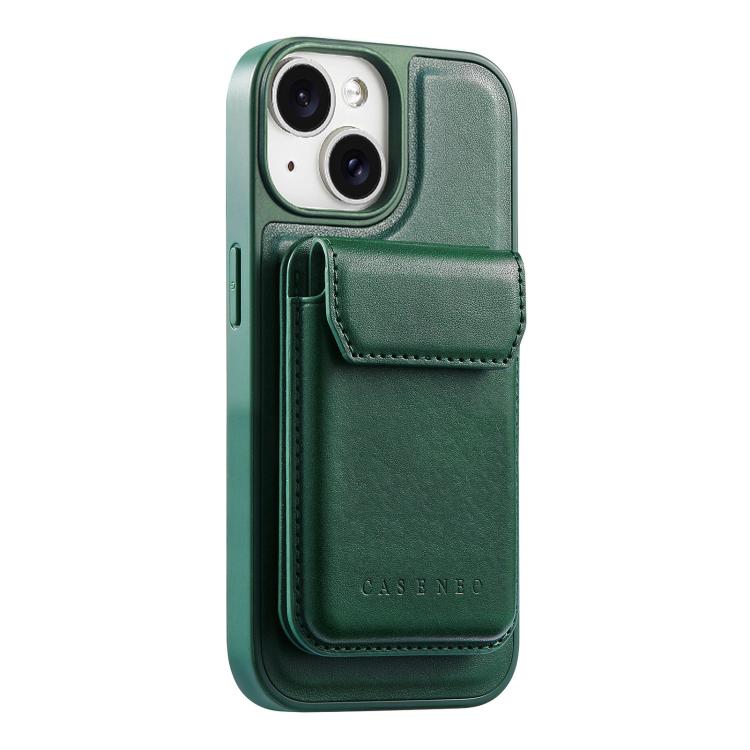 For iPhone 14 CaseNeo Retro Multi-Card Bag Magnetic Back Phone Case