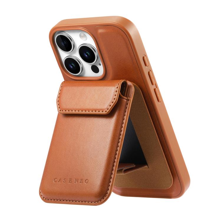 For iPhone 14 Pro CaseNeo Retro Multi-Card Bag Magnetic Back Phone Case
