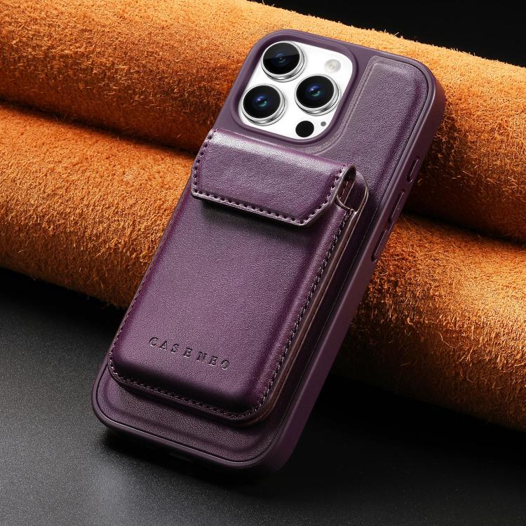 For iPhone 14 Pro CaseNeo Retro Multi-Card Bag Magnetic Back Phone Case
