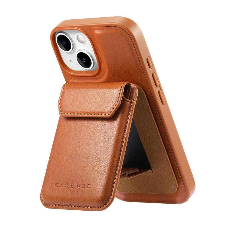 For iPhone 13 CaseNeo Retro Multi-Card Bag Magnetic Back Phone Case