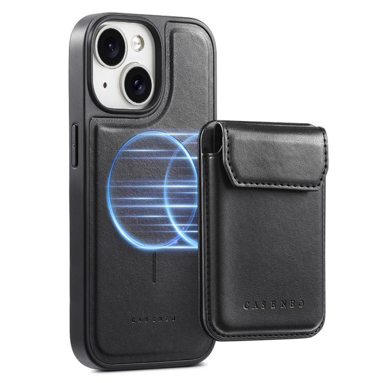 For iPhone 13 CaseNeo Retro Multi-Card Bag Magnetic Back Phone Case