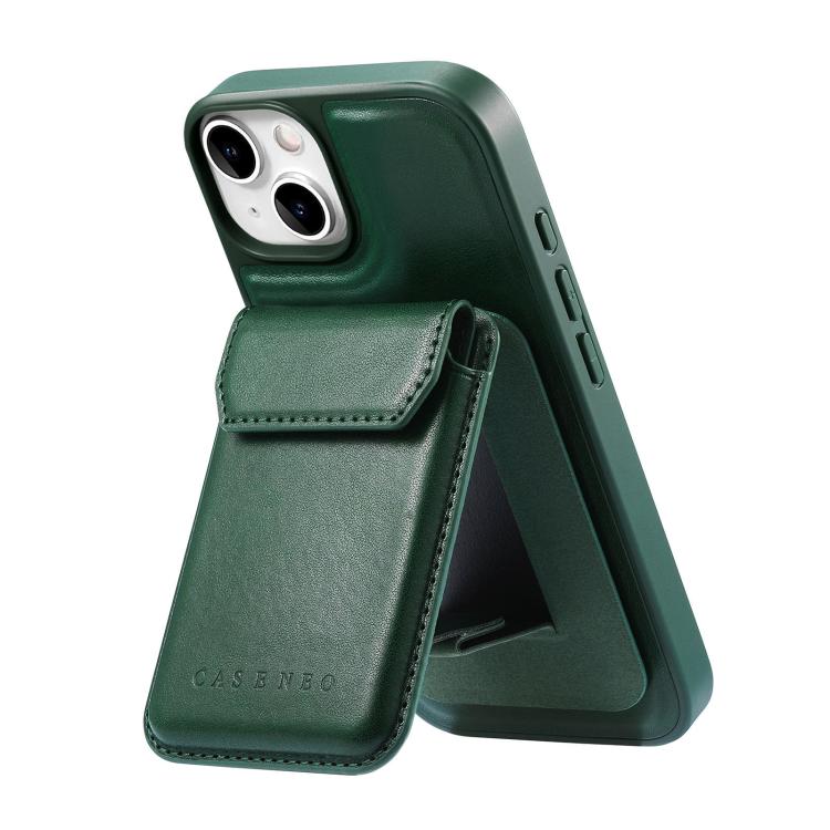 For iPhone 13 CaseNeo Retro Multi-Card Bag Magnetic Back Phone Case