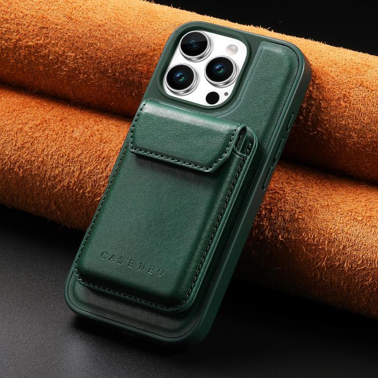 For iPhone 13 Pro CaseNeo Retro Multi-Card Bag Magnetic Back Phone Case