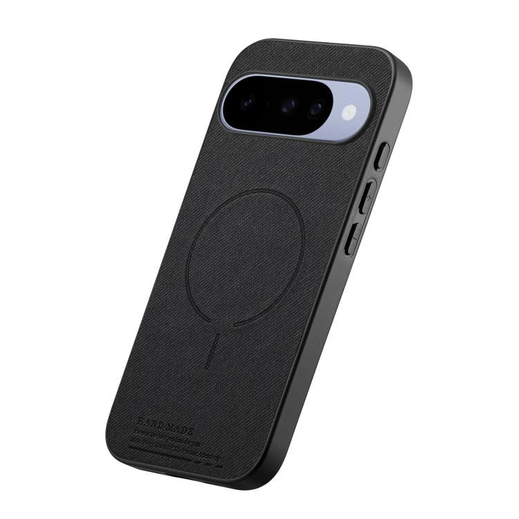 For Google Pixel 10 / 10 Pro Fabric Magnetic PU Back Cover Phone Case
