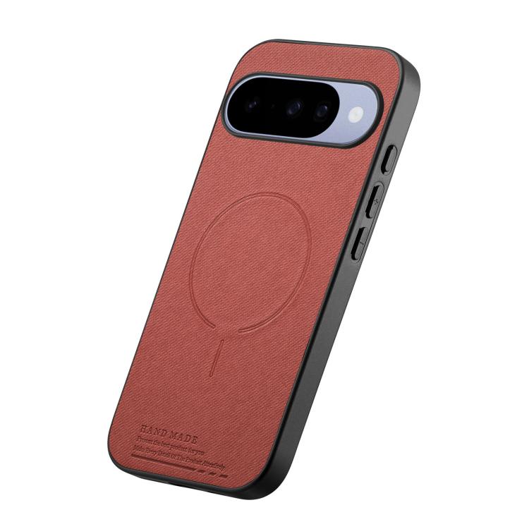 For Google Pixel 10 / 10 Pro Fabric Magnetic PU Back Cover Phone Case