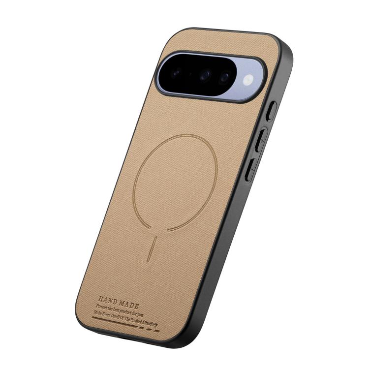 For Google Pixel 10 / 10 Pro Fabric Magnetic PU Back Cover Phone Case
