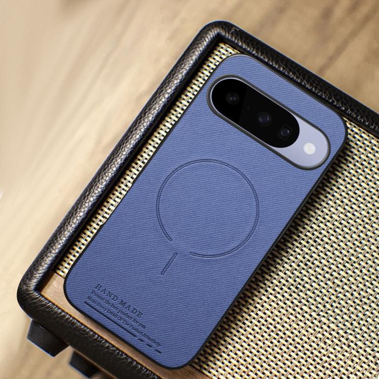 For Google Pixel 10a Fabric Magnetic PU Back Cover Phone Case