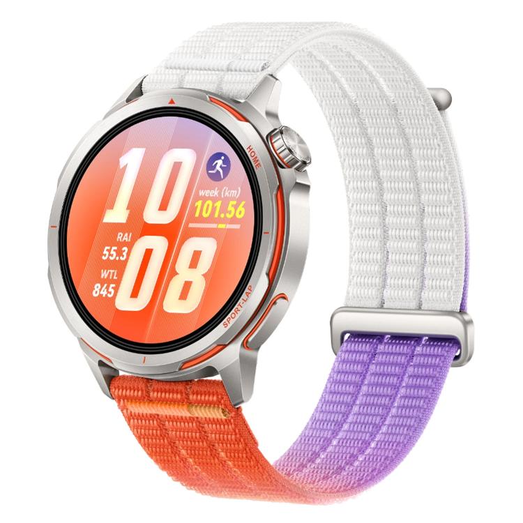 20mm Double-Link Cloud-Feel Breathable Nylon Loop Metal Head Watch Band