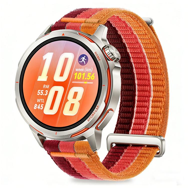 20mm Double-Link Cloud-Feel Breathable Nylon Loop Metal Head Watch Band