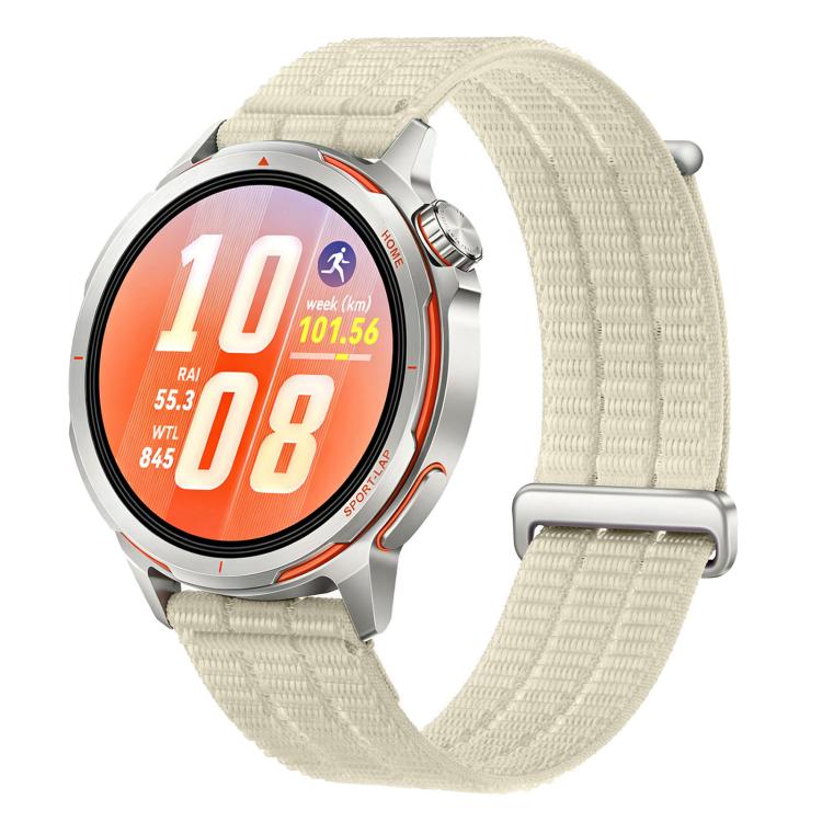 20mm Double-Link Cloud-Feel Breathable Nylon Loop Metal Head Watch Band