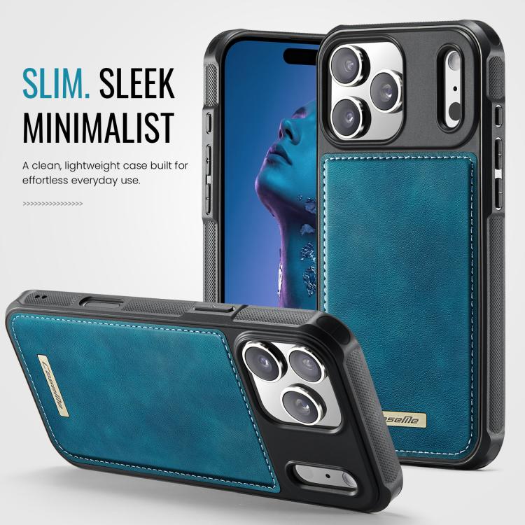 For iPhone 17 Pro Max CaseMe C69 Series Magnetic Vegan Leather Back Phone Case