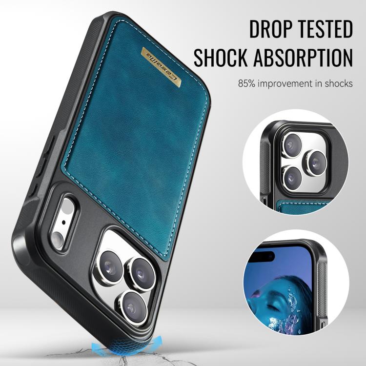 For iPhone 17 Pro CaseMe C69 Series Magnetic Vegan Leather Back Phone Case