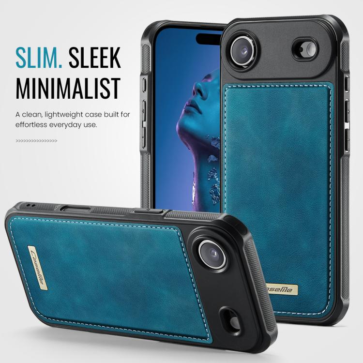 For iPhone Air CaseMe C69 Series Magnetic Vegan Leather Back Phone Case