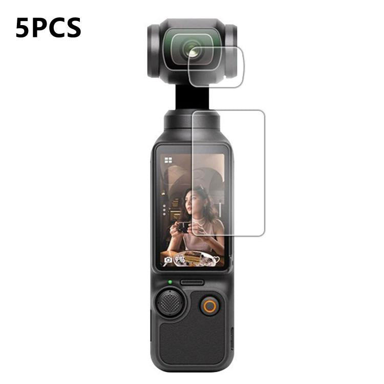 For DJI Osmo Pocket 4 5pcs Ultra-High Definition Soft EPU Hydrogel Film