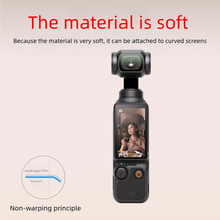 For DJI Osmo Pocket 4 5pcs Ultra-High Definition Soft EPU Hydrogel Film