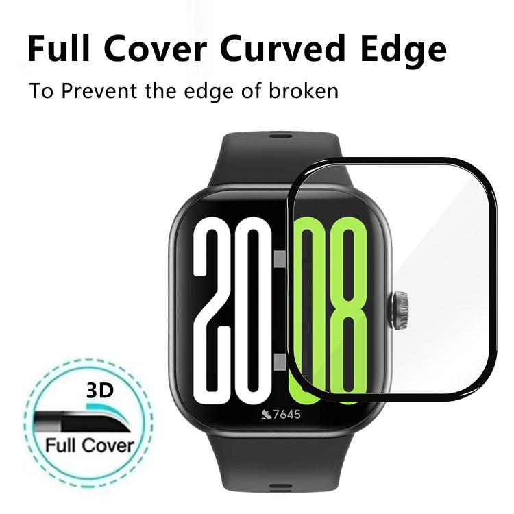 For Honor Choice InFoWear Watch 2 Pro 5pcs 3D Full Screen Curved Shockproof HD Watch Screen Protector