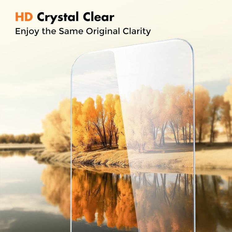 For iPhone 6s Plus 25pcs High-Aluminum Semi-Screen Anti-Fingerprint HD Tempered Glass Film